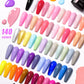 MEET ACROSS 7ml 140 Colors Glitter Gel Nail Polish Fluorescent Laser Semi Permanent Soak Off Nail Art UV Gel Varnish Manicure