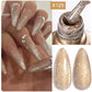 LILYCUTE 5ML Champagne Gold Reflective Glitter Liner Gel Nail Polish Bright Sparkling French Semi Permanent Nail Painting UV Gel