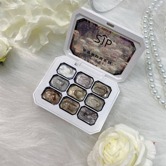 1pc  9-color solid pat glue nail polish nail oil glue flash crushing diamond glue durable nail art creation decoration tool DIY