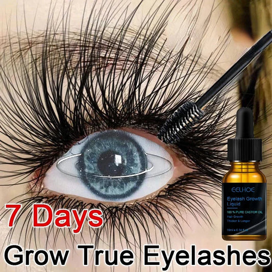 7Days Eyelash Fast Grow Serum Lengthen Thicken Natural Curl Enlargement Voluminous Eyelash Growth Natural Eyelashes Growth Serum