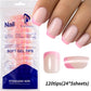 576pcs/Box Colorful Fake Nails Black Red Design Fake Nail Oval Short Square Press On False Nails Mixed Full Cover Nail Tips