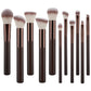 7-13pcs Makeup Brushes Set Double Head Loose Powder Blush Foundation Telescopic Grooming Brush Professional Cosmetic Tools