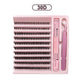 Lashes Clusters Set Extensions Kit Fake eyelashes Mix Lash Clusters with Lash Bond Seal and Lash Applicator Tool Makeup