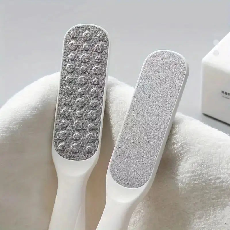 Professional Stainless Steel Dual-Sided Foot File - Callus & Dead Skin Remover Pedicure Tool for Smooth Soft Feet