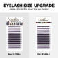 NATUHANA Dark Colored Eyelashes Extension Individual Natural False Mink Colorful Eyelash Grey Blue Color Lashes for Party Makeup