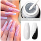 MEET ACROSS 5ml Sliver Metallic Liner Gel Nail Polish Super Bright Mirror Effect Painting Drawing Line Graffiti Stripe Nail Art