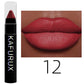 15 Colors Nude Velet Matte Lipstick Pencil Waterproof Long Lasting Red Brown Pink Lip Liner Pen Non-Stick Cup Makeup Lip Tint Pe