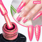 MEET ACROSS 7ml Rubber Base Gel Glitter Nude Pink White 2 In 1 Gel Nail Polish Nail Art Varnish For Nails Winter Autumn Manicure