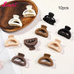 5 Pcs Small Flower Hair Claw Clips for Women Girls,Matte Rectange Jaw Clips,Semicircle Barrettes for Thin Hair