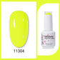 Clou Beaute 15ml Red Black White Green Neon Gel Nail Polish Base Top Coat Velvet Top 400 Colors Semi Permanent Gel Nail Varnish