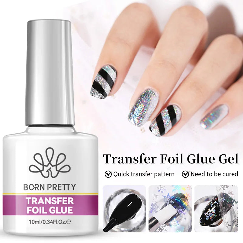 BORN PRETTY Milky White Jelly Nude Gel Nail Polish 10ml White Translucent Soak Off Gel Vernis Semi Permanent Need UV Light Cure