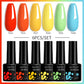 LILYCUTE 6PCs/Set Gel Nail Polish Set Kit Glitter Nail Gel Sequin Vernis Semi Permanent For Manicure Varnish UV LED Nail Art Gel