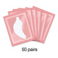 50 Pairs Eyelash Extension Patch Hydrogel Patches Gel Pad Makeup Lash Lift Tools Under Eye Patch Pads for Eyelash Extension