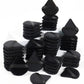 Black Triangle Powder Puff Facial Makeup Sponge Soft Velvet Cosmetics Puff Mixer Beauty Foundation Make-Up Sponge Makeup Access