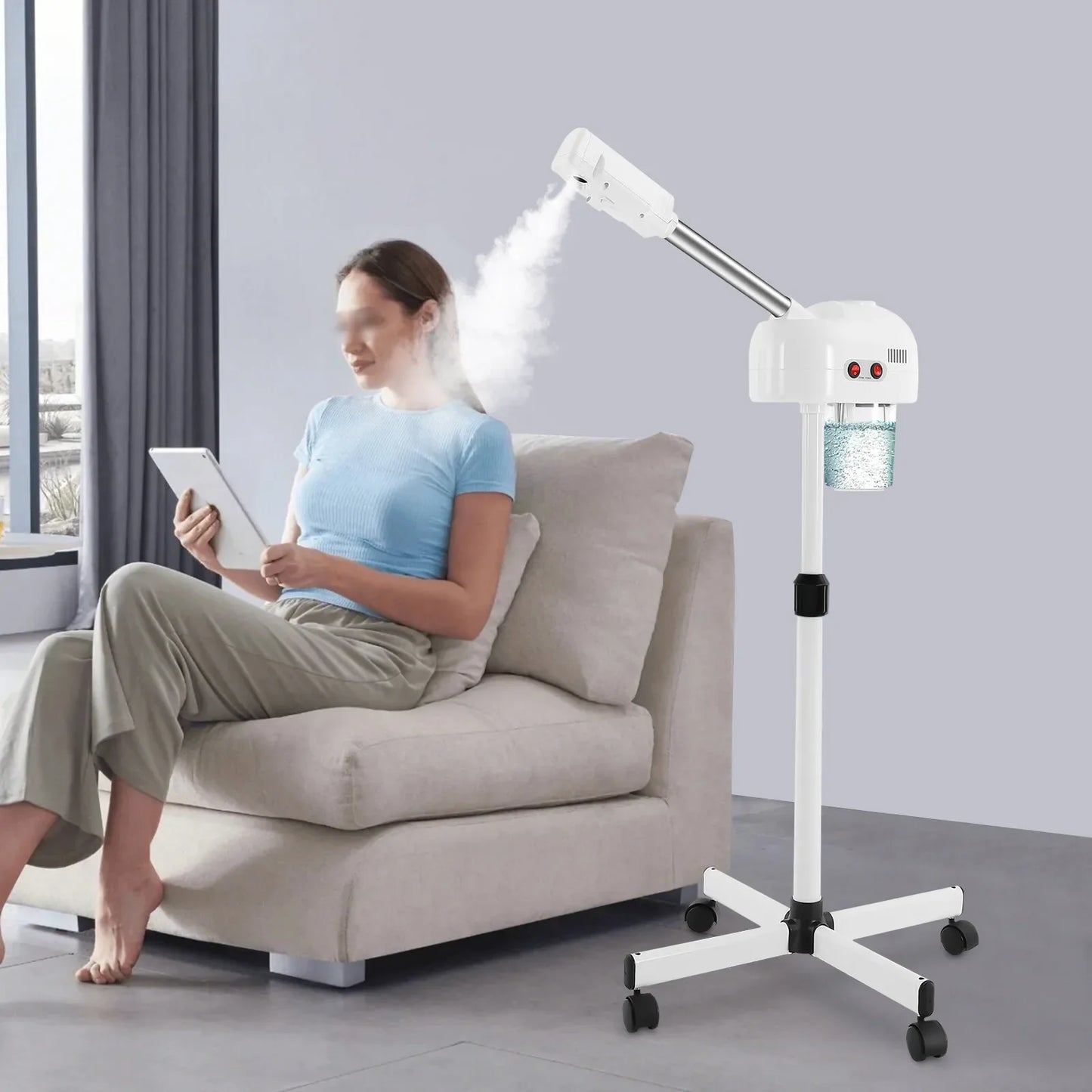 Ozone-infused Facial Steamer Skin Care Equipment Skin Moisture Remove Dirt & Oil From Pores for Salon Beauty & Spa & Home