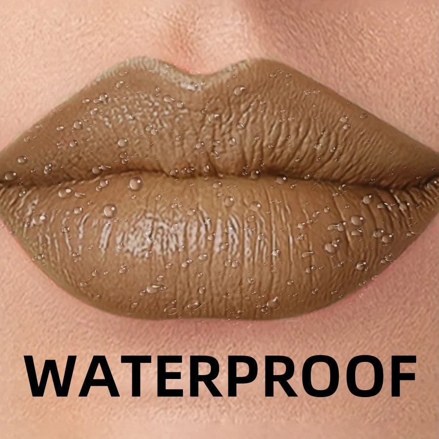 Peel Off Black Brown Lip Stain Reveal Long Lasting Waterproof Matte Lip Tint Makeup Non-stick Cup Natural Cosmetics Gifts