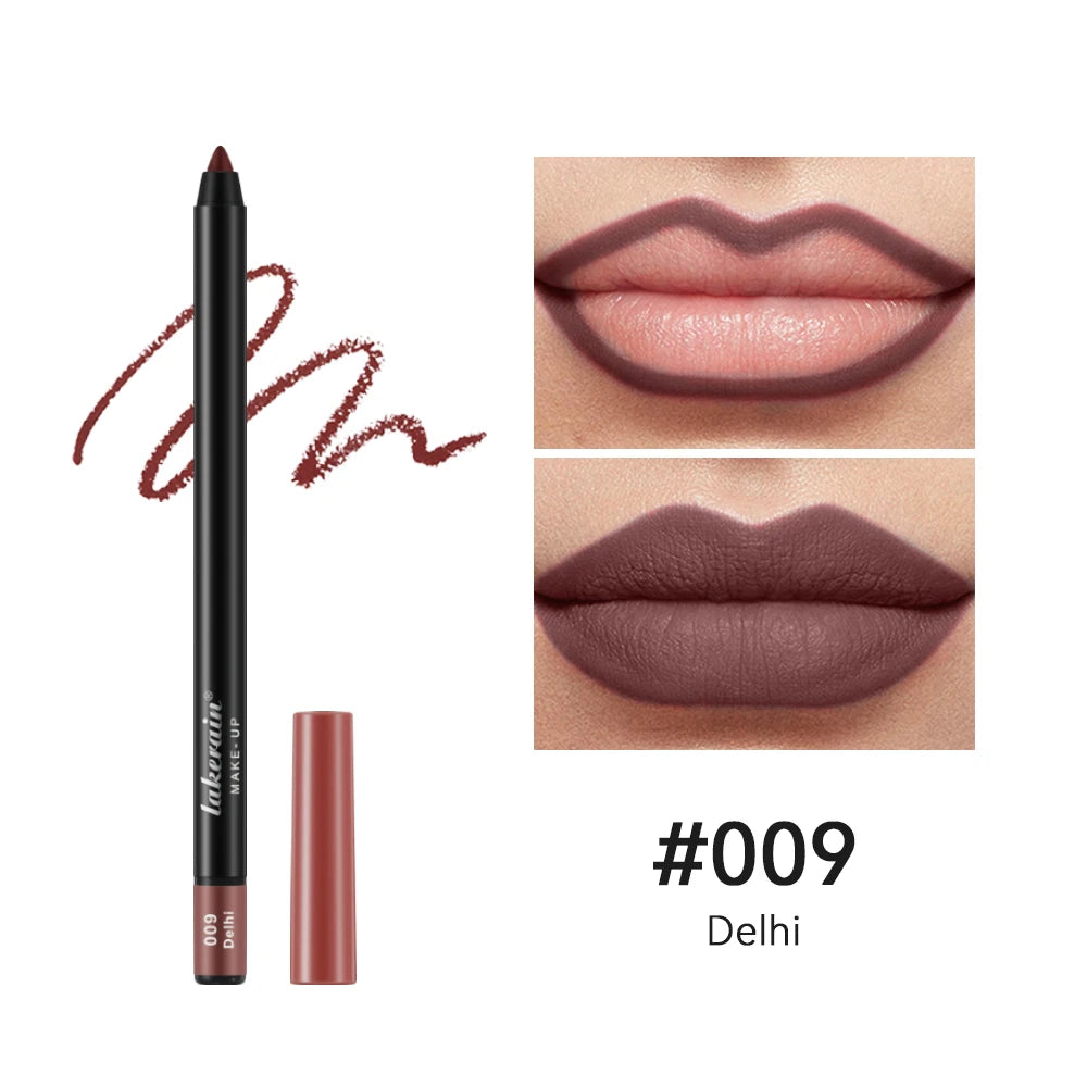 Lip Liners Pencil Eyeliner Lips Original Makeup Long Lasting Lip Liner Set Lipliner Pencil Waterproof Cosmetics Brown Lipstick