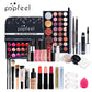 POPFEEL All-in-One Makeup Kit Gift Set with Eyeshadow Palette Foundation Lip Gloss Blush Brushes Eyeliner and More Beauty Gifts