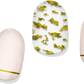Gold Leaf & Blush Gel Nail Wrap Easy Non-Toxic No Dry Time