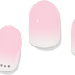 Soft Pink Gradient Embellished Gel Nail Wrap